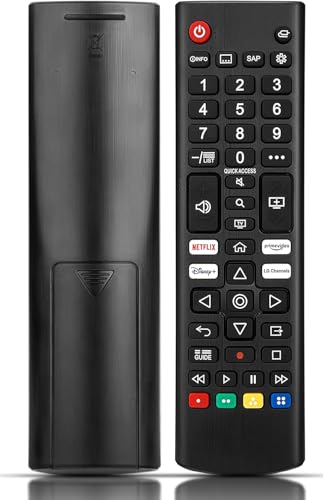 LG TV Remote Control Replacement – Universal Smart TV Remote for All LG LCD, LED, HDTV, UHD, 3D, 4K Models, Easy Setup Plug and Play Replacement Controller for LG Smart TVs