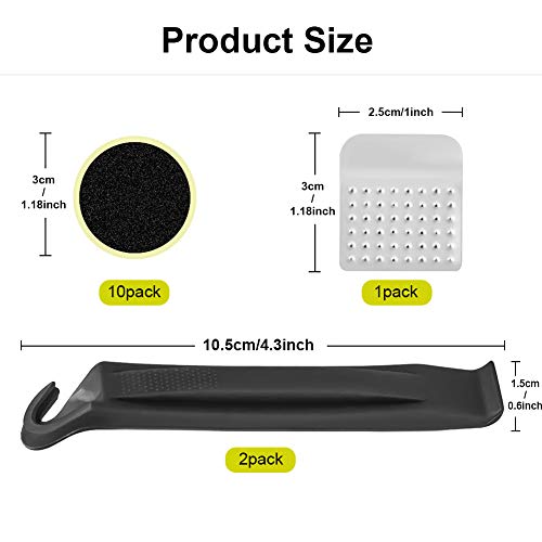 YSONG Bicycle Inner Tube Repair kit for All Pneumatic Inner Tubes (tire tie rods, tire Patches, Metal Files) in Road Emergencies - Thumbnail 3