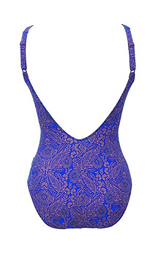 Rosa Faia Marle Women`s One-Piece Swimsuit, ANI-7862, 08C, Lavender2