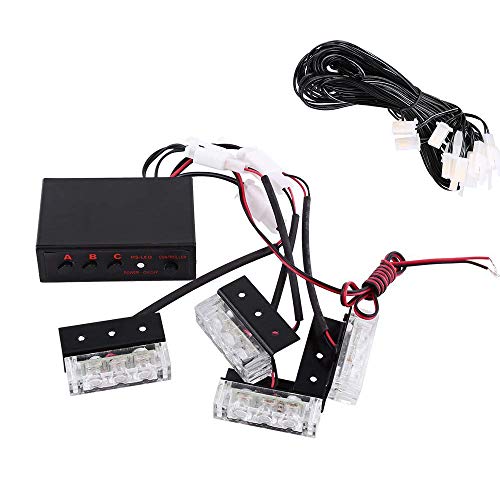 Advertencia de emergencia de policía intermitente con luces de freno de coche LED 12V 2