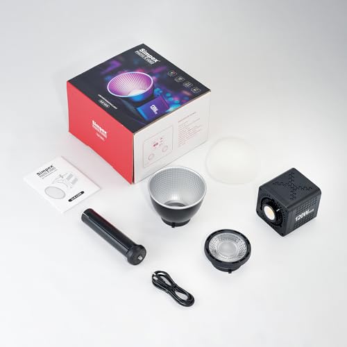 Image of Simpex SLB 120R Portable RGB Version Palm Size Continuous LED Light with in-Built Battery