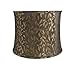 Aspen Creative 30041A Transitional Bell Shape Spider Construction Lamp Shade, Brown, 14