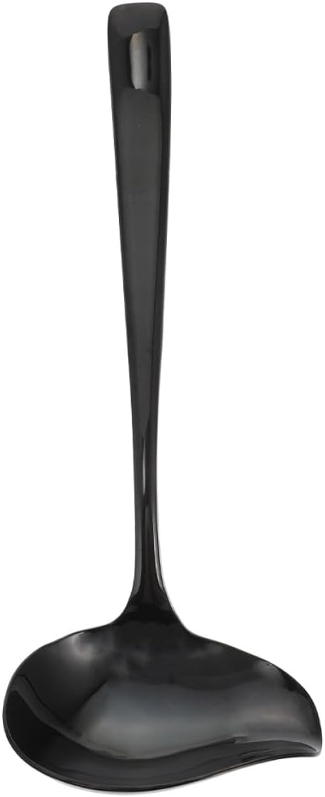 Stainless Steel Sauce Spoon Duckbill Gravy Ladle with Long Handle