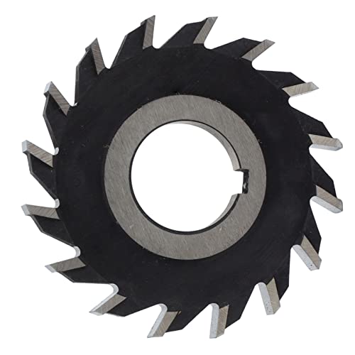 Image of Face Milling Cutter Disc High Hardness Plane Processing for Milling Machines Workshops High Speed Steel 80mm 16 Teeth 1 Piece