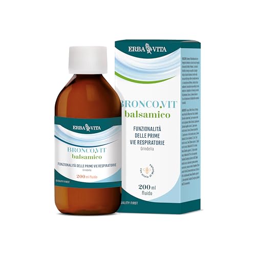 Erba vita bronco.vit balsamico integratore alimentare a base di estratti vegetali naturali indicato per donare sollievo alle vie respiratorie