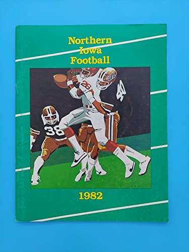 UNIVERSITY OF NORTHERN IOWA PANTHERS COLLEGE FOOTBALL MEDIA GUIDE 1982
