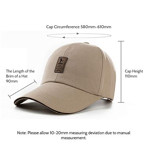 Honelife Homens Moda Chapéu De Beisebol Esportes Ao Ar Livre Pico Boné Confortável Respirável Macio