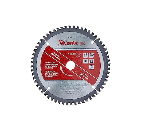 Mtx Disco De Serra Circular De Widea Para Aluminio 185 Mm 7 1/4