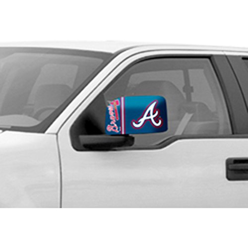 Fanmats MLB Atlanta Braves Mirror Cover, Large