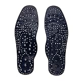 Acupressure Magnetic Shoe Insoles (68 Magnets) Foot Massage Shoe-Pad Foot Therapy Reflexology Pain Relief Shoe Inserts (Men/10.83 inch)