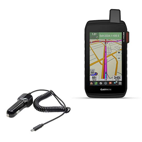 Chargeur voiture Garmin Montana 700i câble allume-cigare BoxWave noir