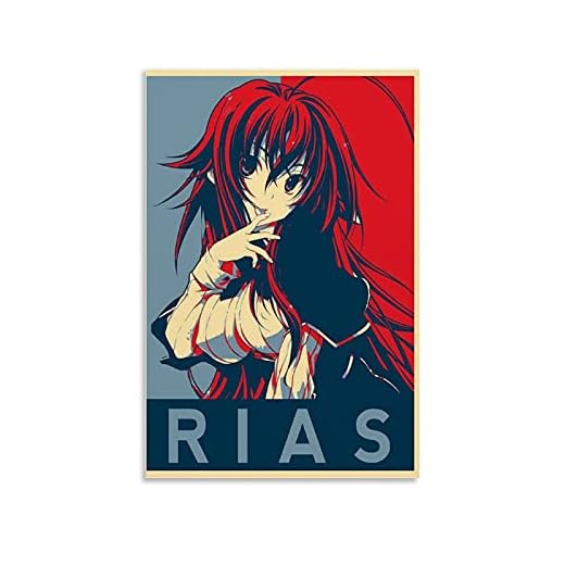 Anime Highschool Dxd säsong 3 canvas konst affisch och väggkonst bildtryck modern familj sovrum dekor affischer 60 x 90 cm (24 x 36 tum)
