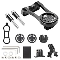 Halterung Fahrrad für Garmin, Aluminiumlegierung Fahrradhalterung Kit Fahrrad Vorbau Halter Halterung Rennrad Kompatibel mit Garmin Edge GPS Fahrradcomputer