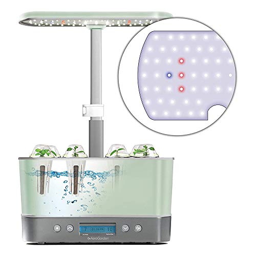 AeroGarden Harvest Elite Indoor Garden Hydroponic System with LED Grow Light and Herb Kit, Holds up to 6 Pods, Sage