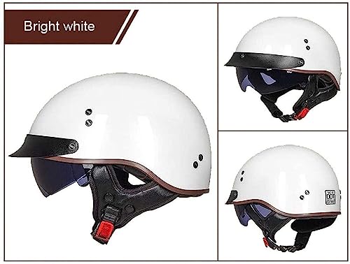 Casque de moto à profil bas taille XL pour éviter l'effet tête de champignon