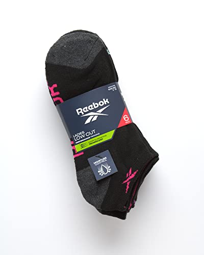 Reebok Women's Low Cut Socks - 6 Pack Performance Cushion Comfort No Show Socks - Breathable Athletic Socks for Women (4-10)2