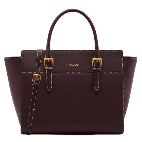 Image of Miraggio Agatha Top Handle Satchel Bag | Women Handbag | Handbags For Women Office Travel