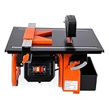 GarveeTech 7 in Wet Tile Saw, 3450 RPM, Bevel cuts tile from 0 to 45 Degrees, Tile Cutter Wet Saw with Water Reservoir for Cutting Tiles and Stones, for DIY Enthusiasts