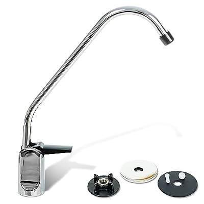 Aquaboon Drinking Water Faucet - Reverse Osmosis Water Filter Faucet - Kitchen Sink Faucets - Stainless Steel Kitchen Faucet - Non-Air Gap Water Dispenser for Sink - Beverage Faucet with Chrome Finish