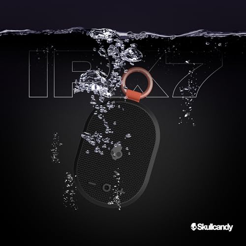 Image of Skullcandy Kilo Wireless Bluetooth Speaker Bundle - (2) IPX7 Waterproof Mini Bluetooth Speakers with 24 Hour Battery, Downward Firing Passive Radiators, and True Wireless Pairing (Black)