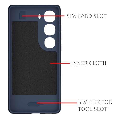 Image of Shockproof Case for Vivo Y300 5G / V40 Lite 5G | Full Camera Protection | TPU Flexible Back Cover for Vivo Y300 5G / V40 Lite 5G (Steel Blue)