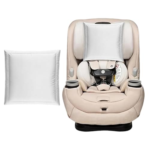 Funda de reposacabezas para auto de seda natural para bebé miniatura 1