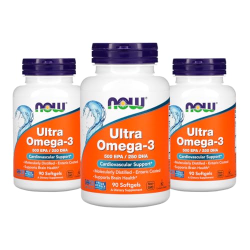 Now Foods Ultra Ômega 3 90 Softgels 3 unidades Produto Importado