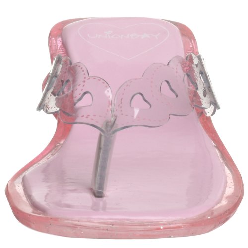 UNIONBAY Little Kid/Big Kid Allie-g Jelly Heart Thong2