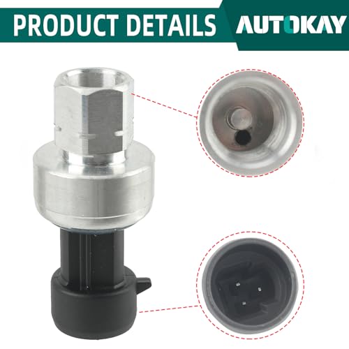 Autokay 13587668 A/C Refrigerant Pressure Switch Sensor & Connector Fits thumb #3