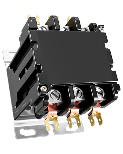 60 Amp 3 Pole Relay Contactor 120V Coil Fit for HVAC Refrigeration