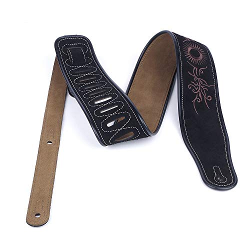JTRHD Sangle d’épaule de Guitare Matte Cuir Sangle de Guitare Rétro 3 Pouces de Large Convient for Guitare Basse… - Les Beatles, Paul McCartney, John Lennon, RIngo Starr, George Harrison JTRHD Sangle d'épaule de Guitare Matte Cuir Sangle de Guitare Rétro 3 Pouces de Large Convient for Guitare Basse… – Image 6