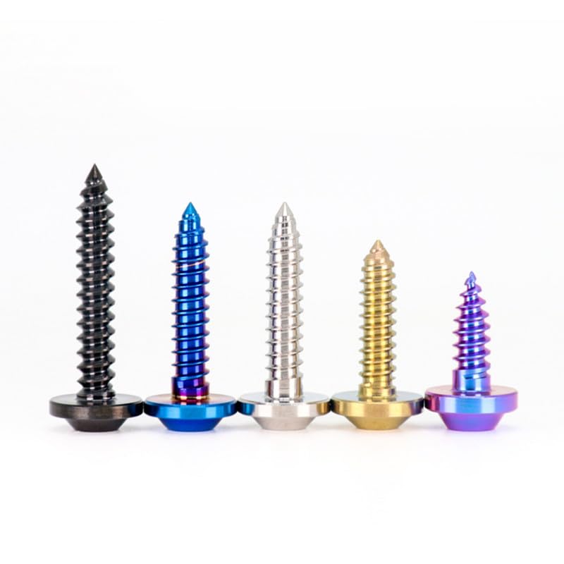 Tornillos Autorroscantes de Titanio M5x12mm Pack x4 miniatura 7