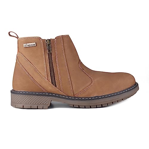 Image of Red Chief Leather Casual Chelsea Boots for Men