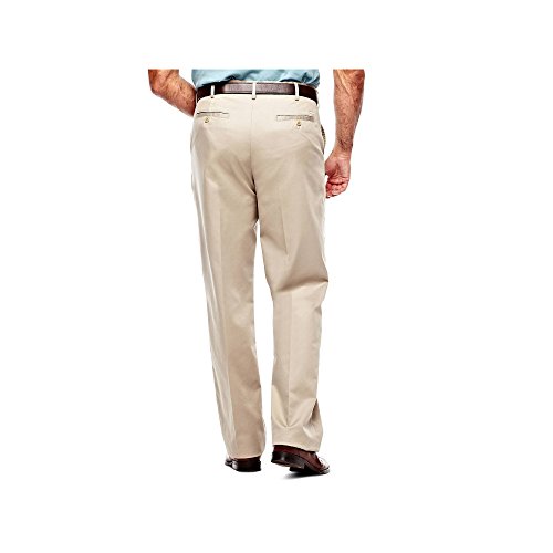IZOD Men's Big and Tall Flat Front Extended Twill Pant