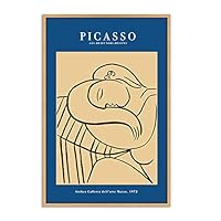SIGNWIN Framed Canvas Wall Art Famous Paintings by Pablo Picasso Canvas Prints Home Artwork Decoration for Living Room,Bedroom - 16x24 inches