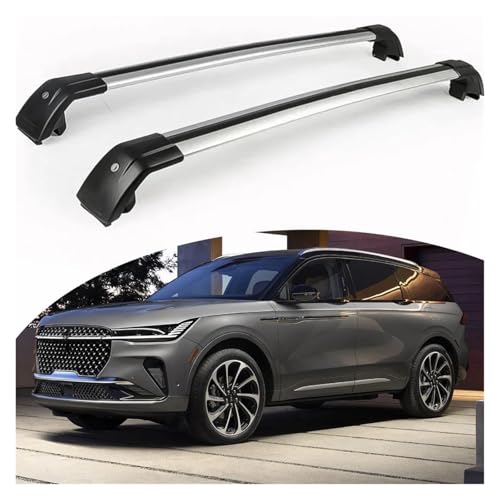 Barras de techo bloqueables y ajustables para Mercedes GLA H247 portaequipajes seguro 4