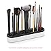 Silicone Makeup Brush Holder: Beauty Tool Organizer, Cosmetic Storage, Sewing and Quilting Notion Stash and Store (Black)