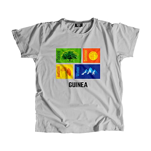 T-shirt Guinée Guinea Seasons au design unisexe et coupe moderne