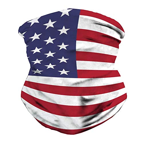 image for Trikahan American Flag Bandana Mask, 1 Seamless Face Cover Bandanas Ba