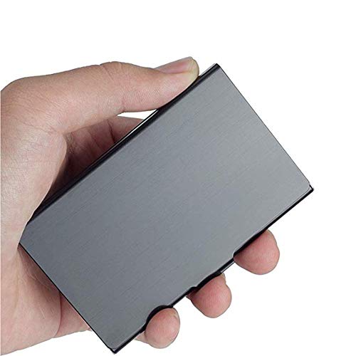 Hamosky Portatarjetas De Visita Profesional Estuche Para Tarjetas De Visita Portatarjetas De Acero Inoxidable Mantenga Las Tarjetas De Visita En Perfecto Estado Ns