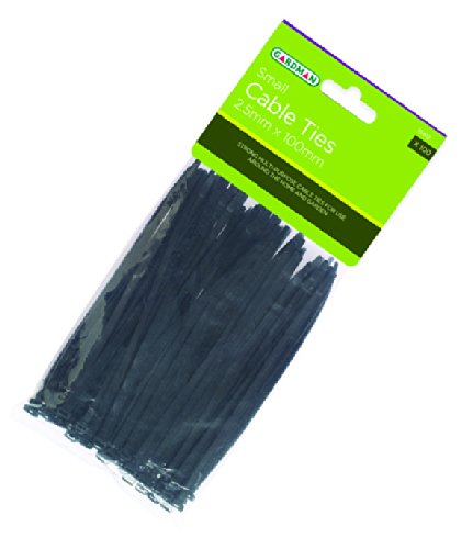 Gardman Kabelbinder Kurz – 100 Stück, Nylon, 2,5 X 100 Mm