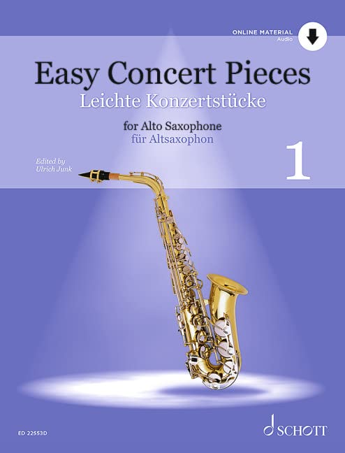 23 Pieces Easy Concert Pieces Vol 1 saxo alto surmonter trac audition