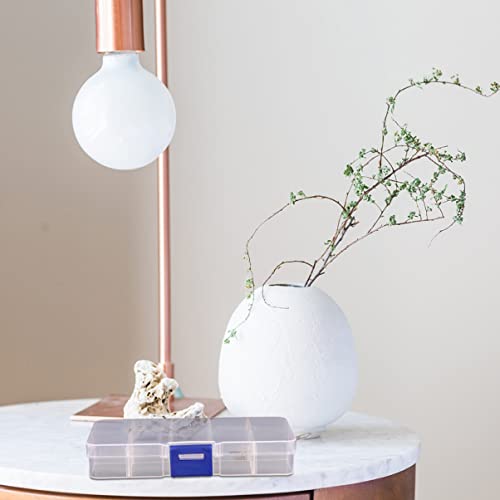 Rangement boucles d'oreilles plastique compartimenté contre le désordre - 5