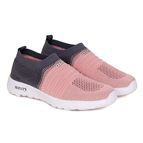 Image of ASIAN Mars-12 Kids Casual Walking Shoes | Lightweight Slip-On Design, Stretch Knit Comfort & Flexible | Ideal