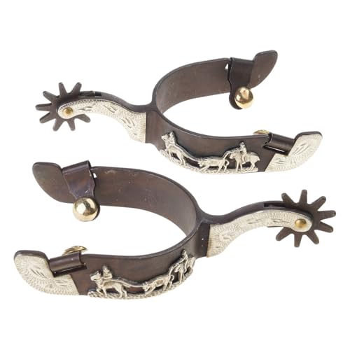 Éperons de bottes de cheval en acier souple pour vos sorties de loisir et de compétition