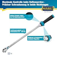 Hazet Drehmomentschlüssel 5123-3CT, 1/2 Zoll (12,5 mm) Vierkant – Ansicht 3