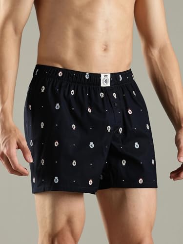 Image of Red Striped Mid Rise Boxer