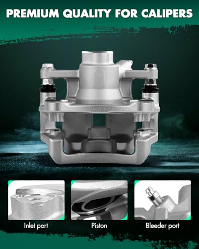 Image of SCITOO Rear Left Brake Caliper With Bracket 19B6281 Compatible For Lexus For RX350 2010-2015,For Lexus For RX450h 2012-2015,For Toyota For Highlander 2014-2019,For Toyota For Sienna 2011-2020