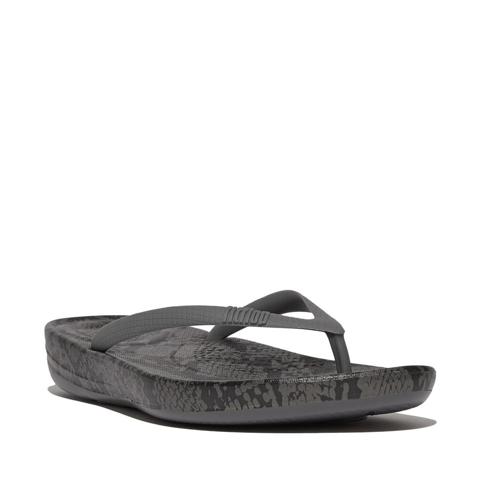 Fitflop iQUSHION SNAKE-PRINT ERGONOMIC FLIP-FLOPS