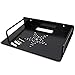 Black Menba Alumimum Alloy Wall Mount Shelf Bracket for TV Accessories WiFi Router TV Box Set Top Box (Black, 26 x 21 cm)